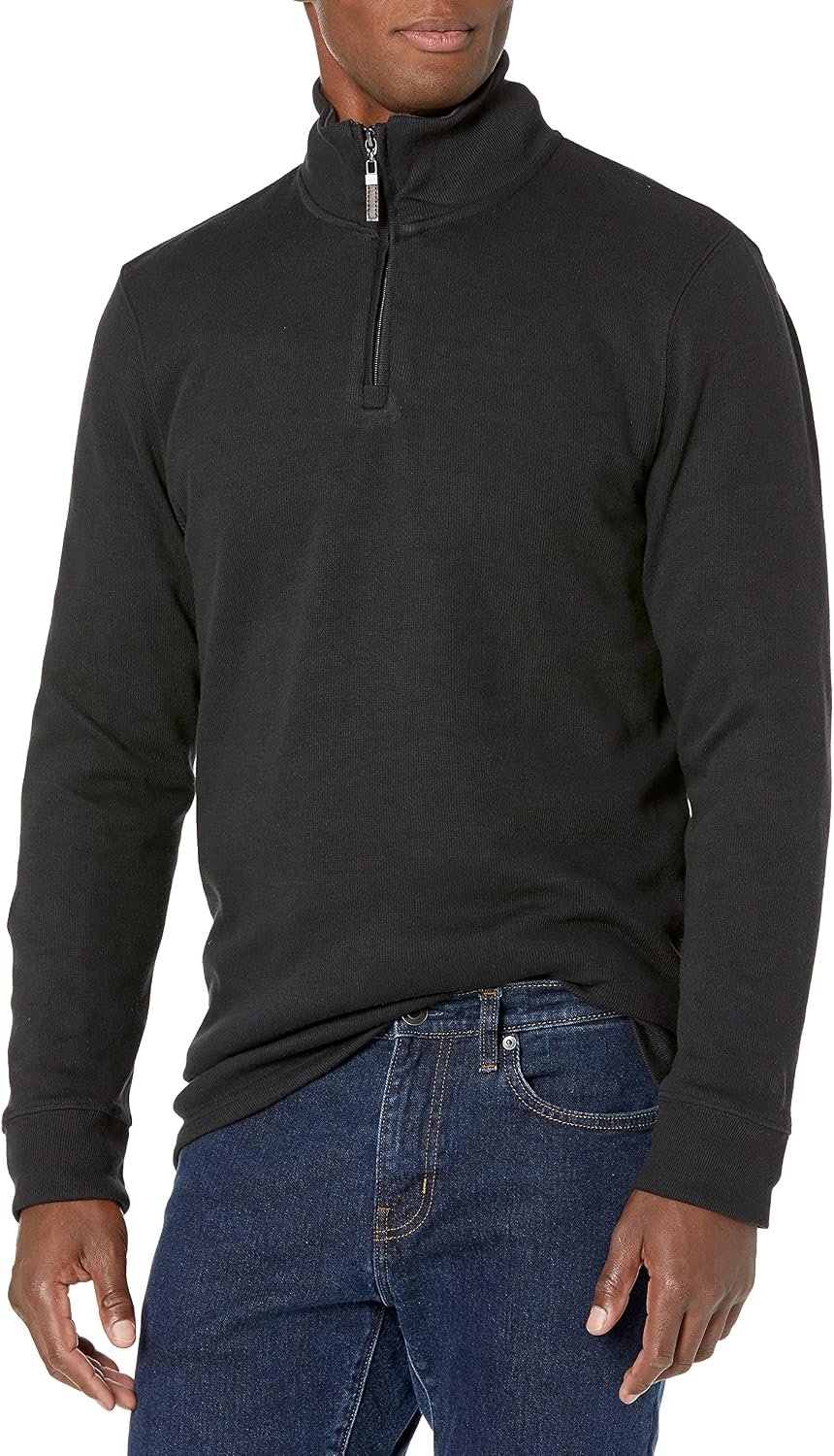 Amazon Essentials French Rib Mock Neck Sweater